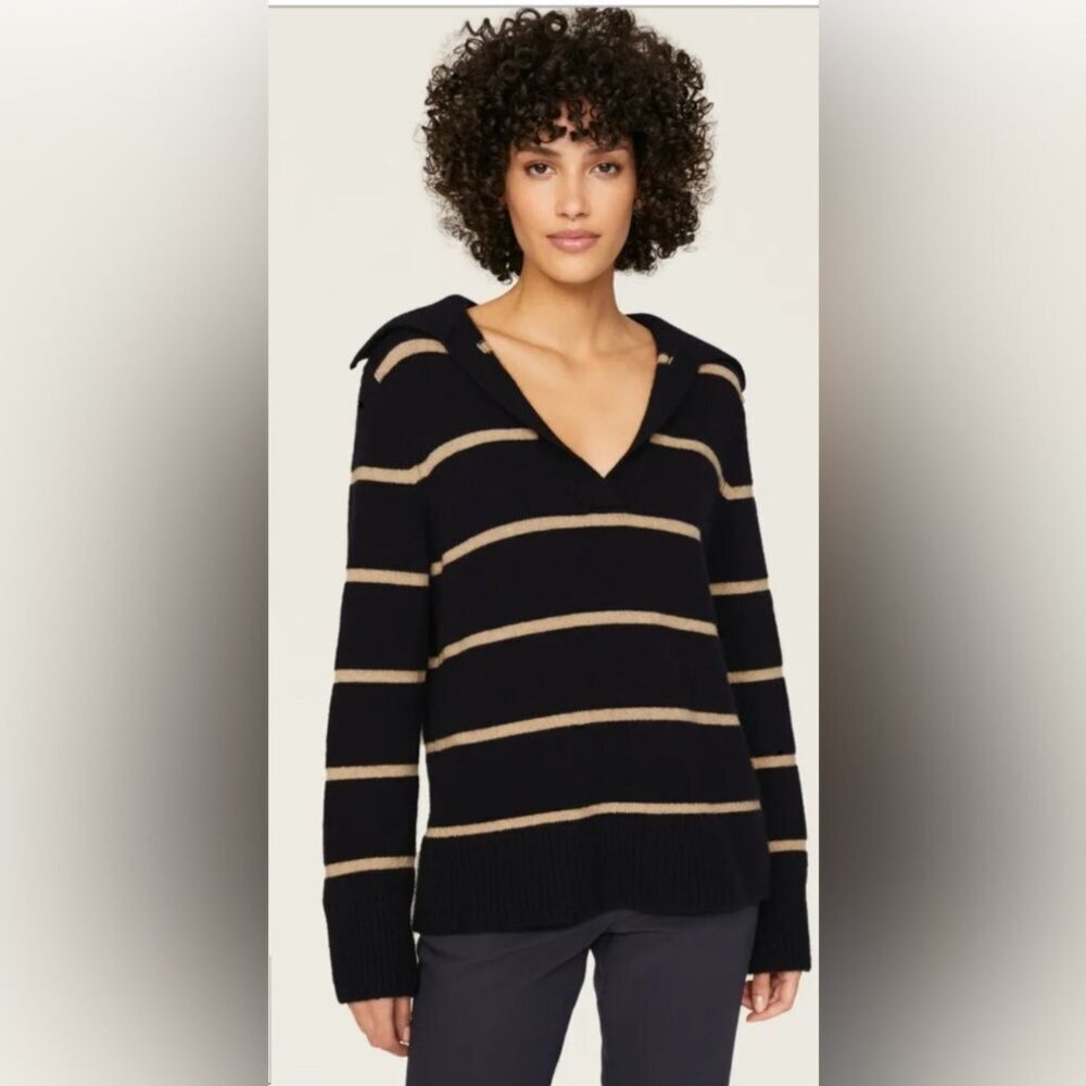 Vince Cashmere Blend V Neck Sweater